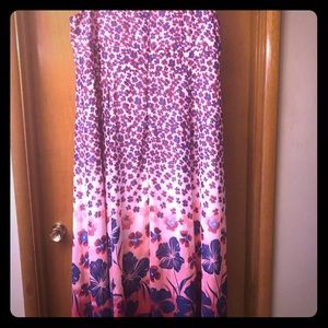 Size 24 Sleeveless Floral Dress